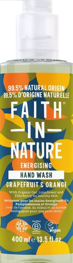 Faith In Nature Hand Wash Grapefruit & Orange 400 ml