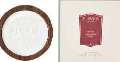 Floris London Santal Shaving Soap in Wooden Bowl 100 g