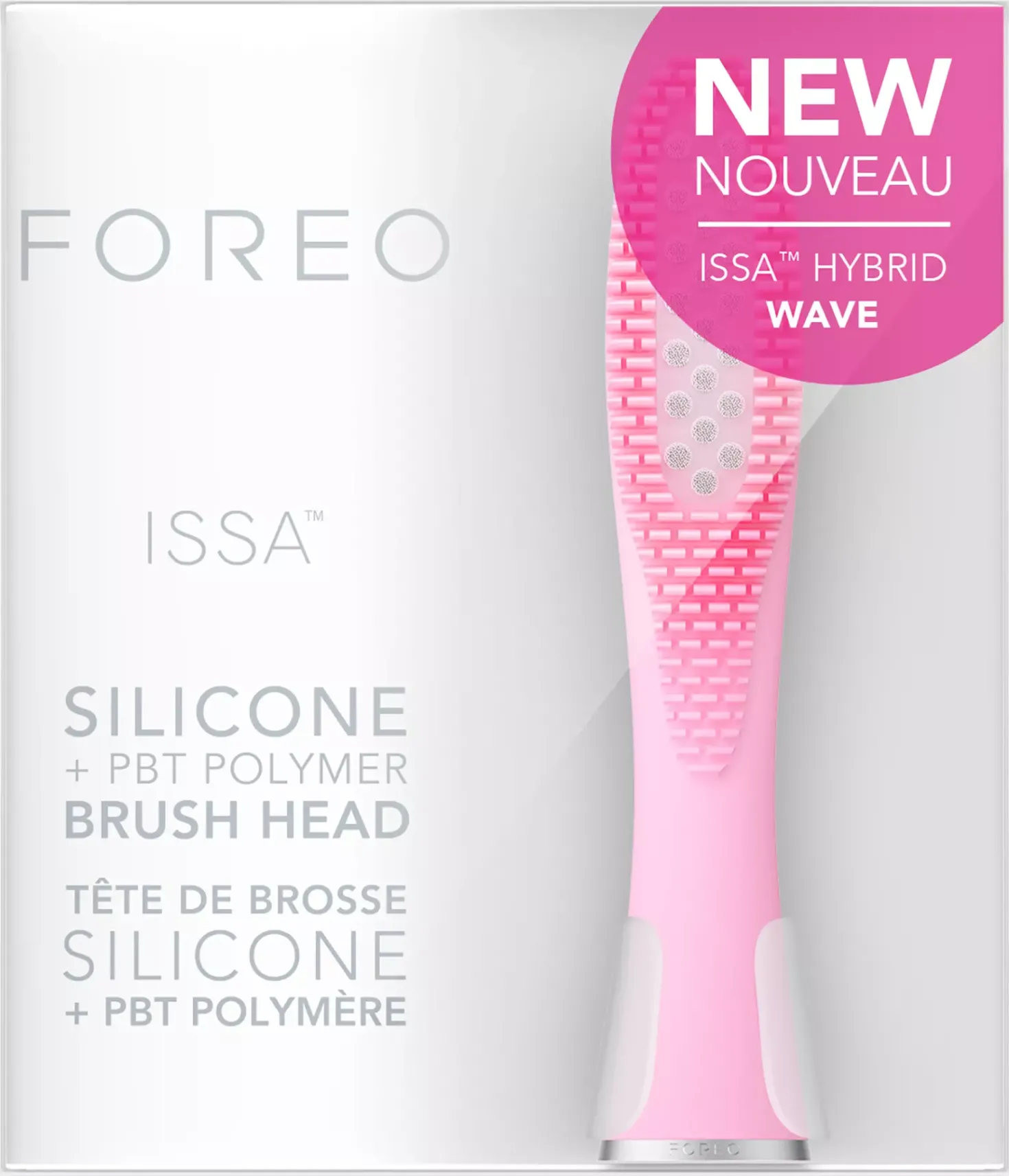 FOREOISSA Hybrid Wave Brush Head Black