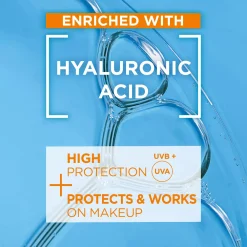 GarnierAmbre Solaire Super UV Over Makeup Mist with Hyaluronic Acid SPF50+ 75 ml