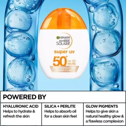 GarnierAmbre Solaire Super UV Refreshing Face Water Fluid SPF50+ 40 ml
