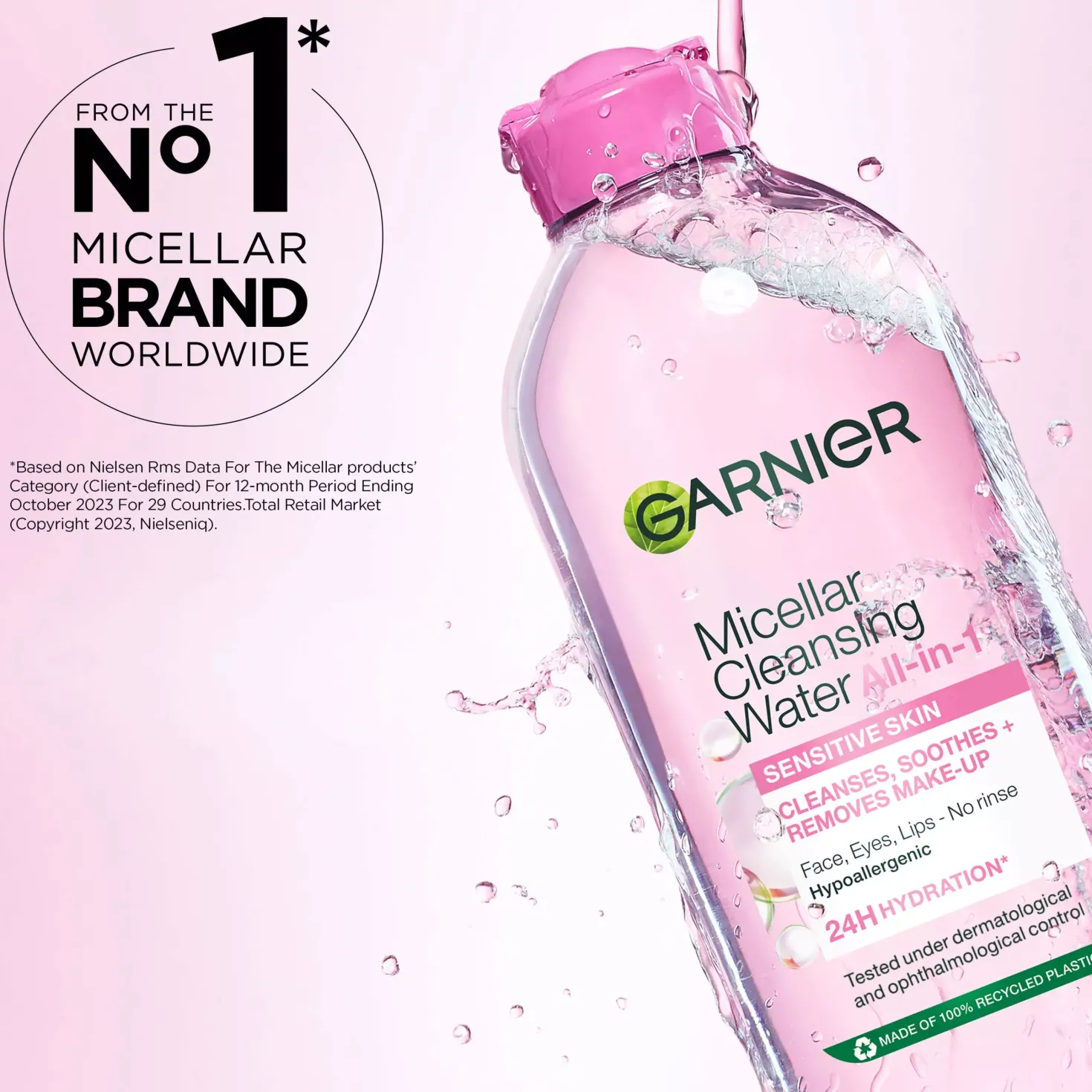 Garnier Micellar Cleansing Water All-In-1 for Normal & Sensitive Skin 400 ml