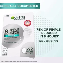 GarnierPureActive Invisible Pimple Patch for Impure Skin 22 pcs