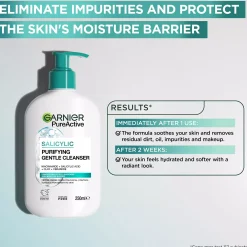 GarnierPureActive Salicylic Purifying Gentle Cleanser For Impure Skin 250 ml