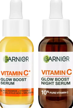 Garnier Vitamin C* Bundle Glow Boost Serum 30 ml & Night Serum 30 ml