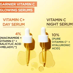 Garnier Vitamin C* Bundle Glow Boost Serum 30 ml & Night Serum 30 ml