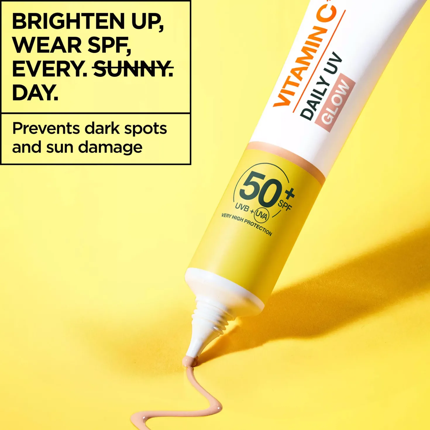 Garnier Vitamin C* Glow-Boosting Daily UV Fluid SPF50+ For Dull Skin Sheer Glow 40 ml