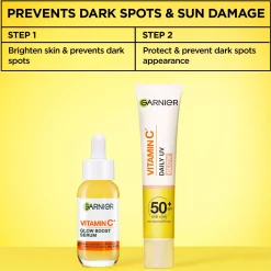 Garnier Vitamin C* Glow-Boosting Daily UV Fluid SPF50+ For Dull Skin Sheer Glow 40 ml