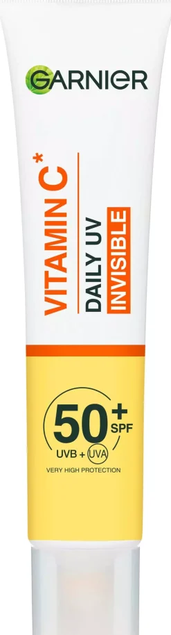 Garnier Vitamin C* Glow-Boosting Daily UV Fluid SPF50+ For Dull Skin Invisible 40 ml
