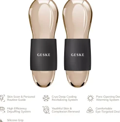 Geske 7 in 1 Cool & Warm Duo Eye Massager Gray