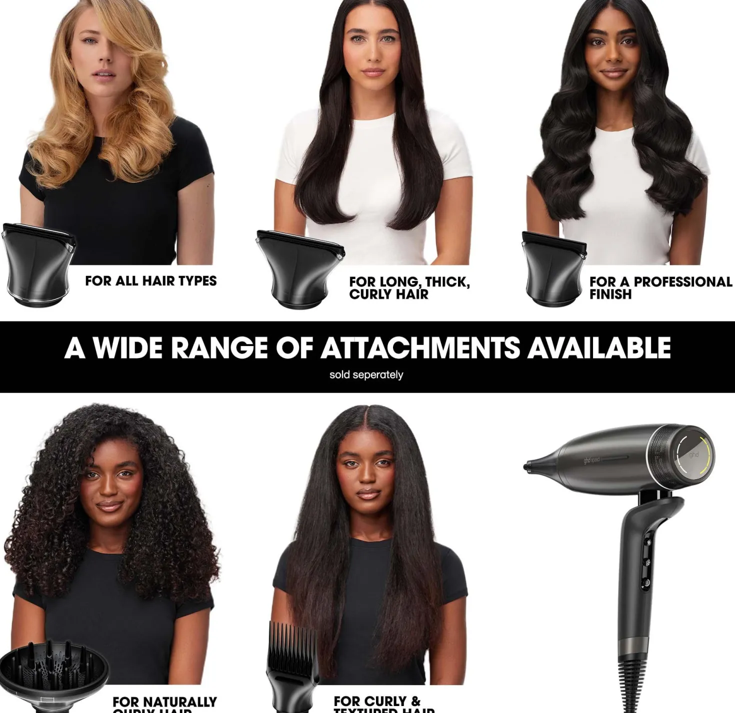 ghd Speed Titanium Black