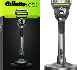 Gillette Labs Razor With Exfoliating Bar & Stand