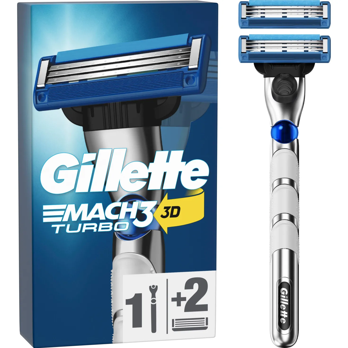 Gillette Mach3 Turbo Razor For Men 1 Gillette Razor
