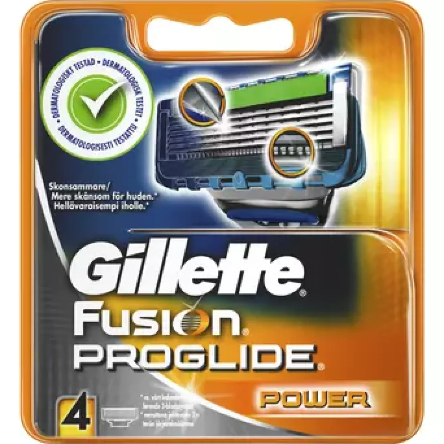 GilletteProGlide Power Razor Blades 4-pack 4 stk