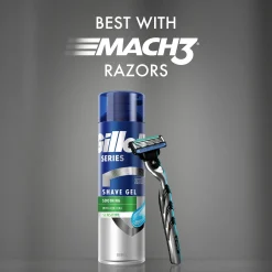 Gillette Series Sensitive Men's Shaving Gel 2x200ml 400 ml