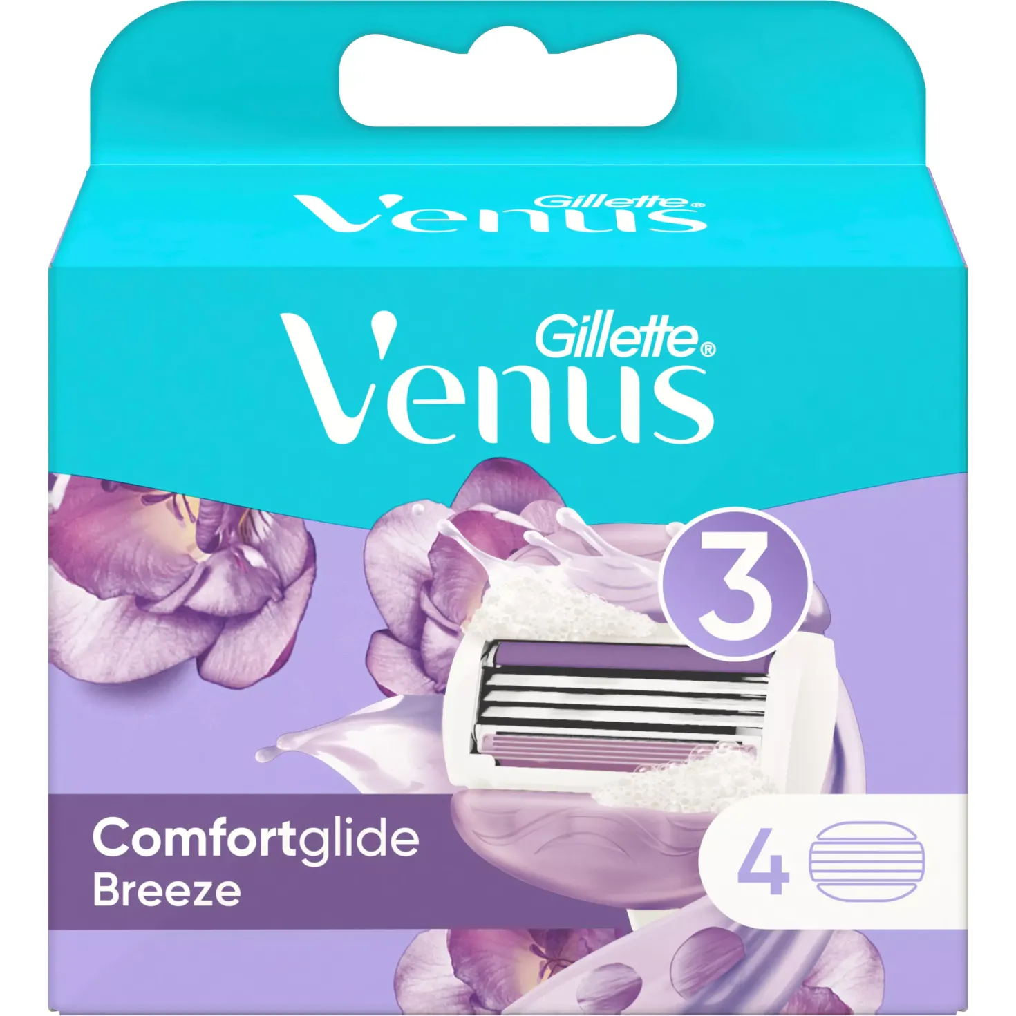 Gillette VenusComfortGlide Breeze Razor Blades 4-pack 4 stk