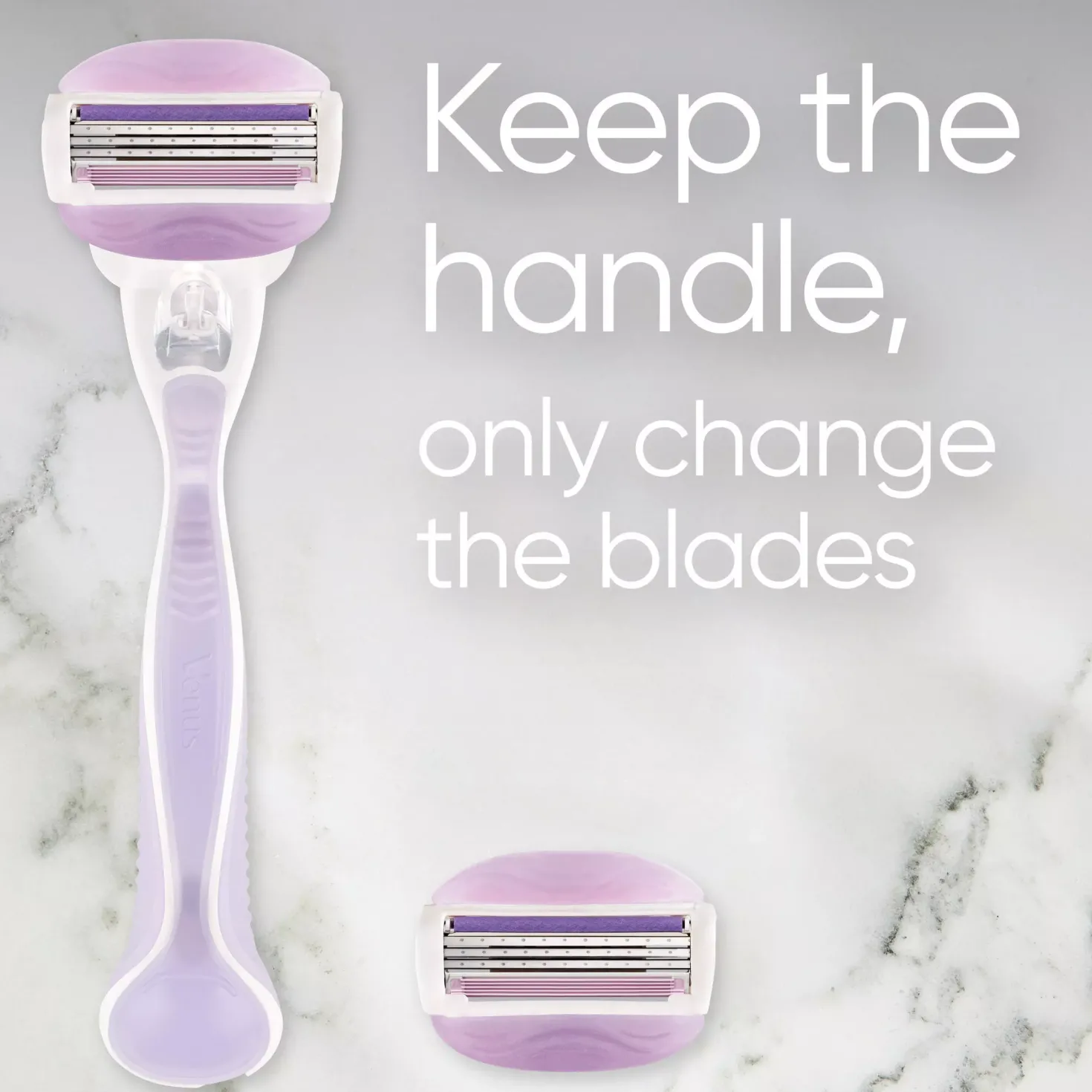Gillette Venus Comfortglide Breeze razor 2 razor blade refills 2 stk