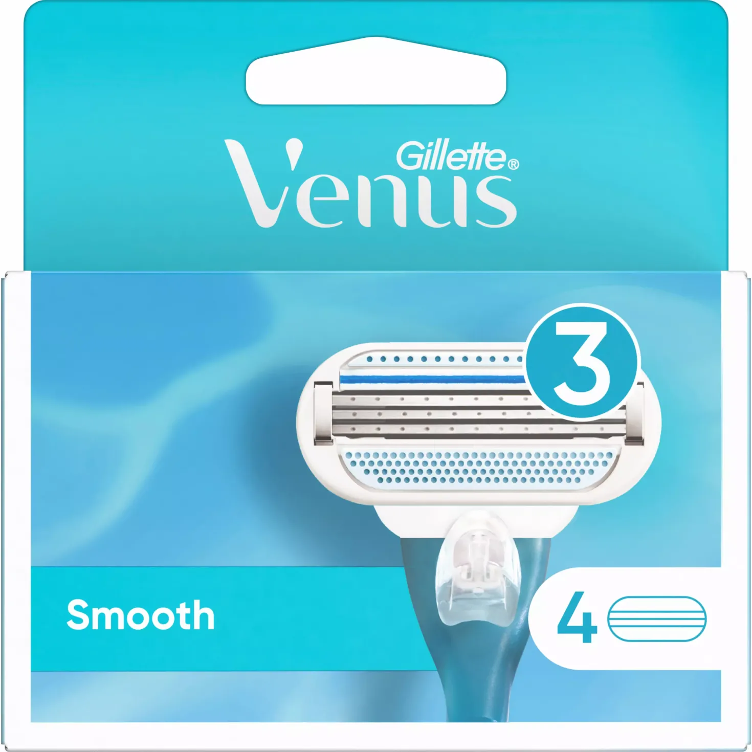 Gillette Venus Smooth Razor blades 4-pack 4 stk