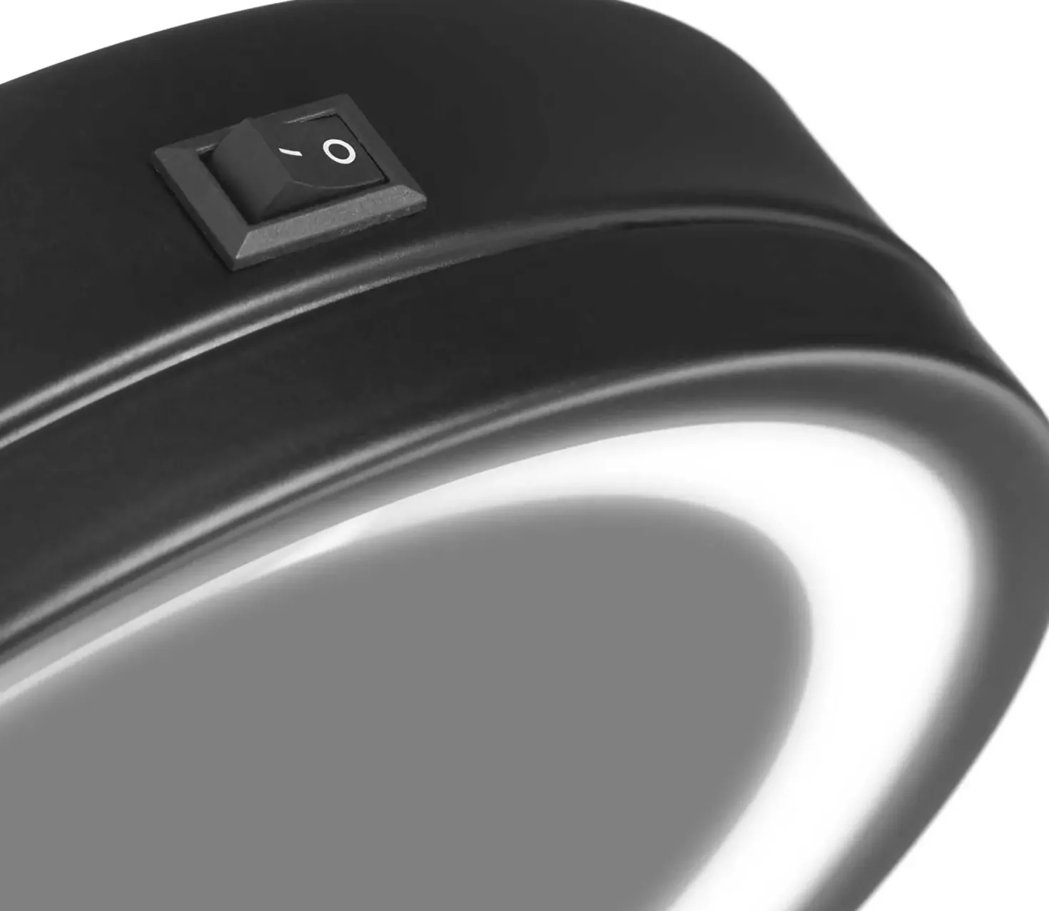 Gillian Jones Table Mirror With Led Light & X10 Magnification Black