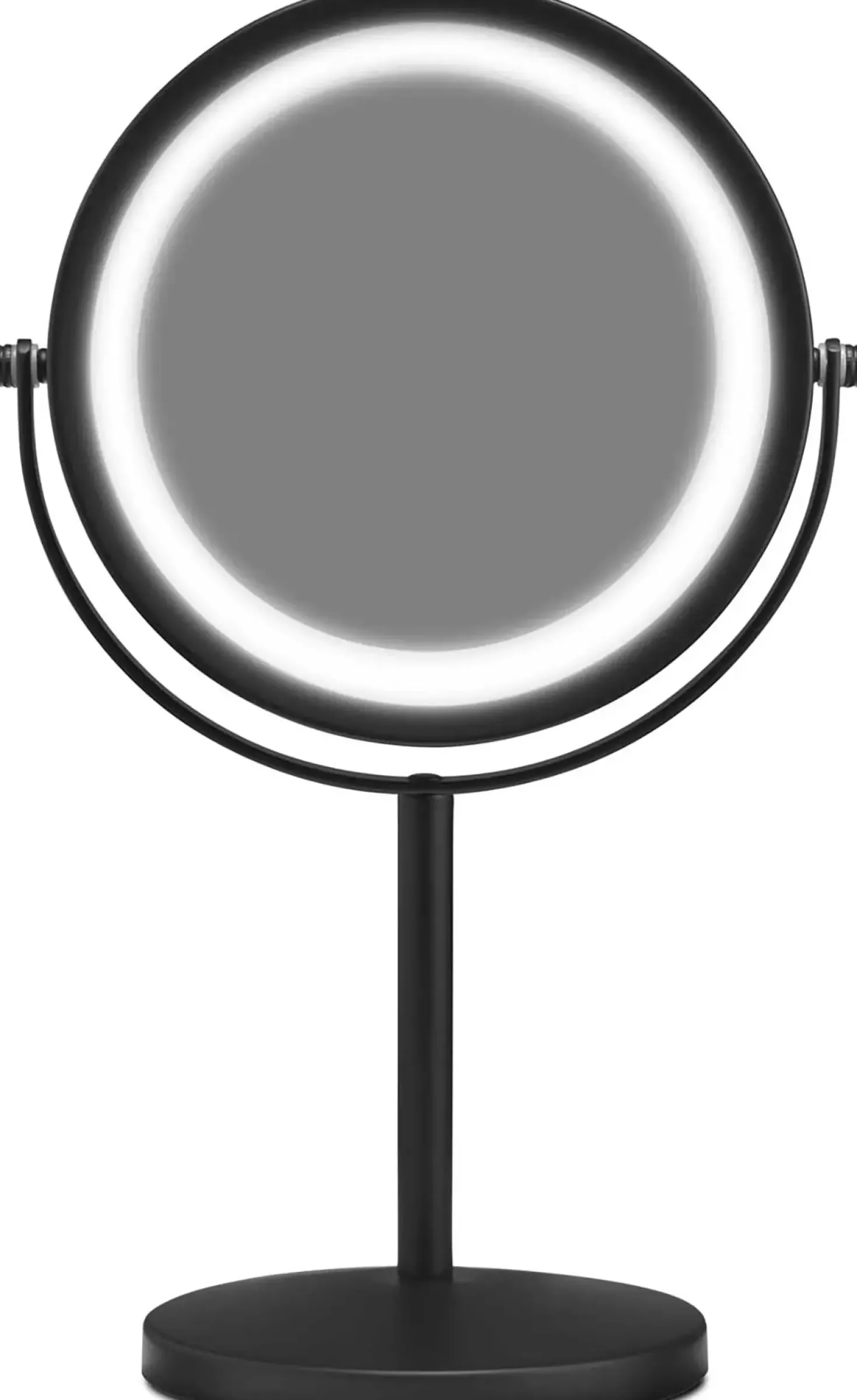 Gillian Jones Table Mirror With Led Light & X10 Magnification Black