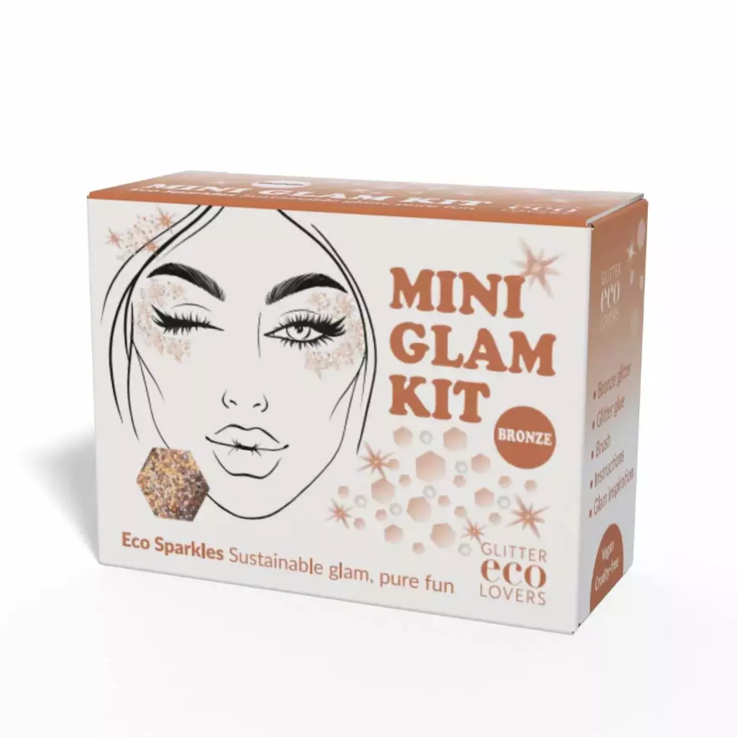 Glitter Eco Lovers Bronze Mini Glam Kit