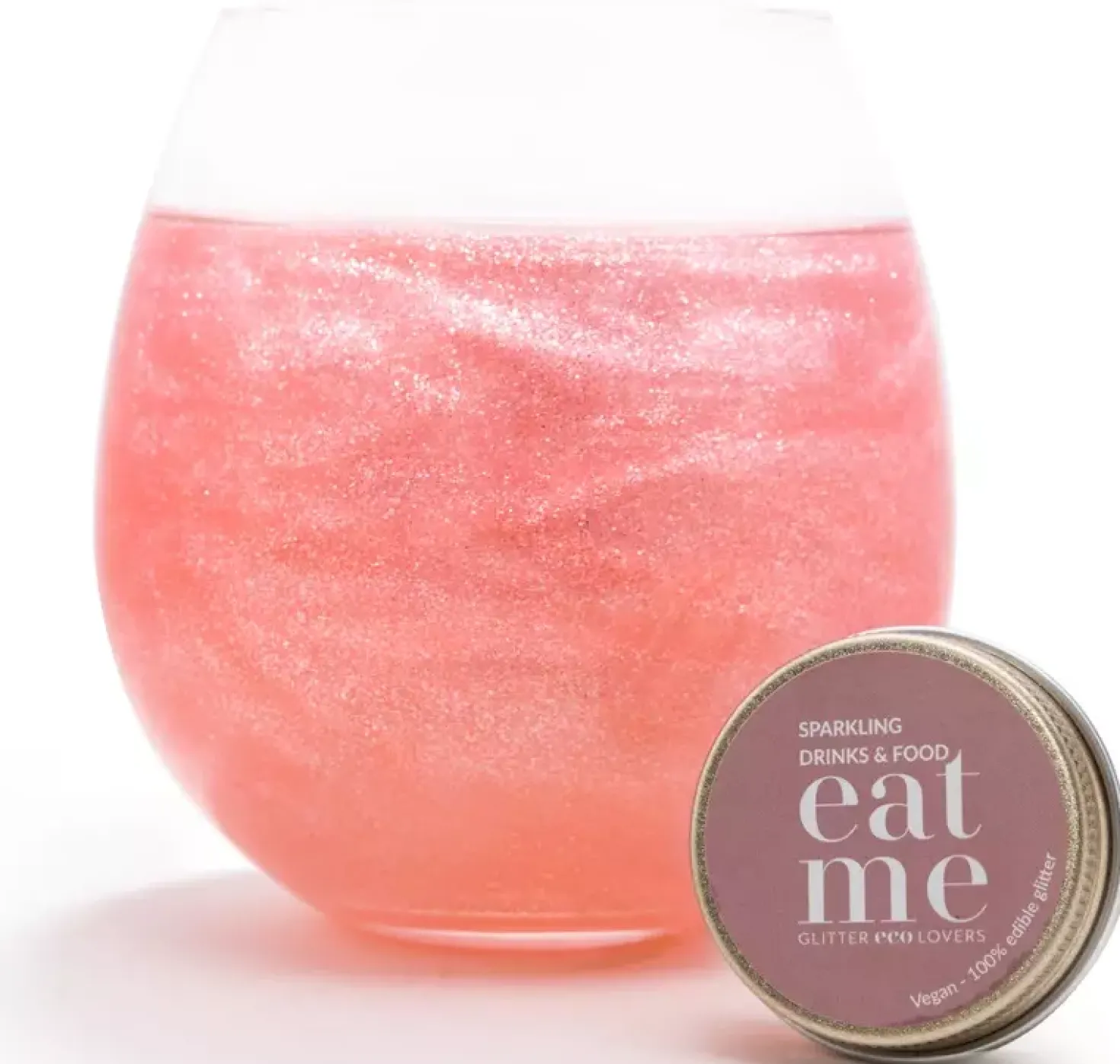 Glitter Eco Lovers EAT ME Gold