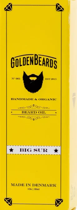 Golden Beards Big Sur Organic Beard Oil 30 ml