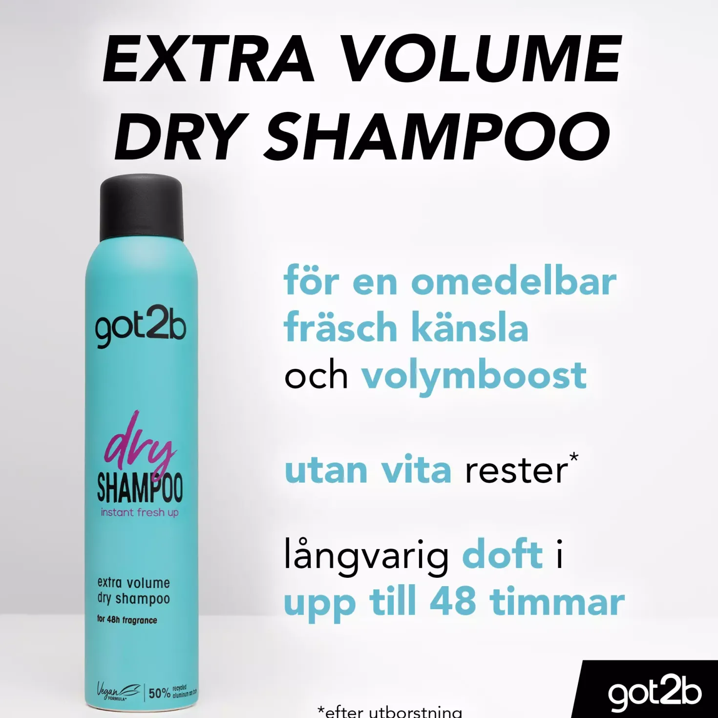 got2b Dry Schampoo Extra Volume 200 ml