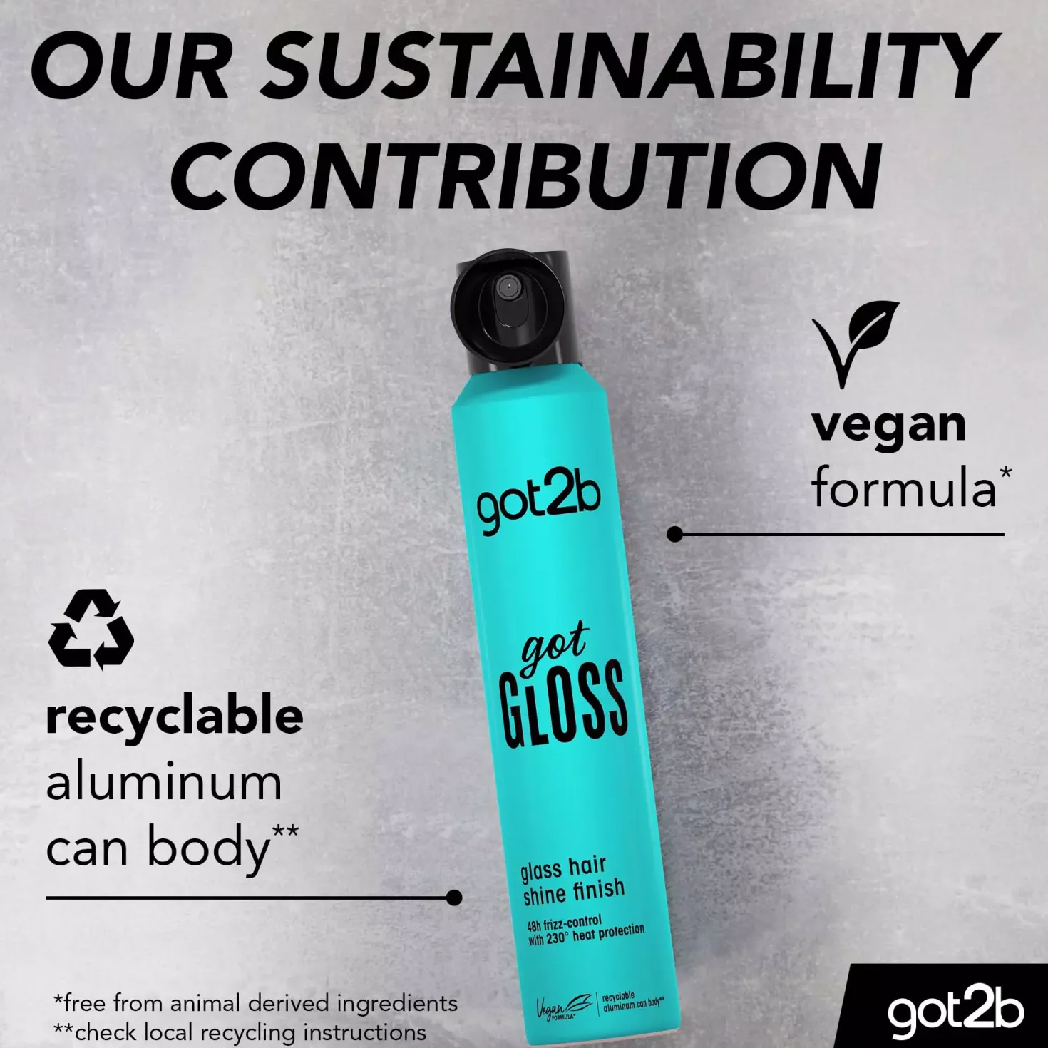 got2b gotGloss Glass Hair Shine Spray 200 ml