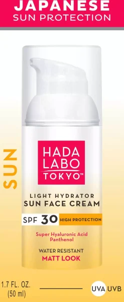 Hada Labo Tokyo Light Hydrator Sun Face Cream SPF 30 50 ml
