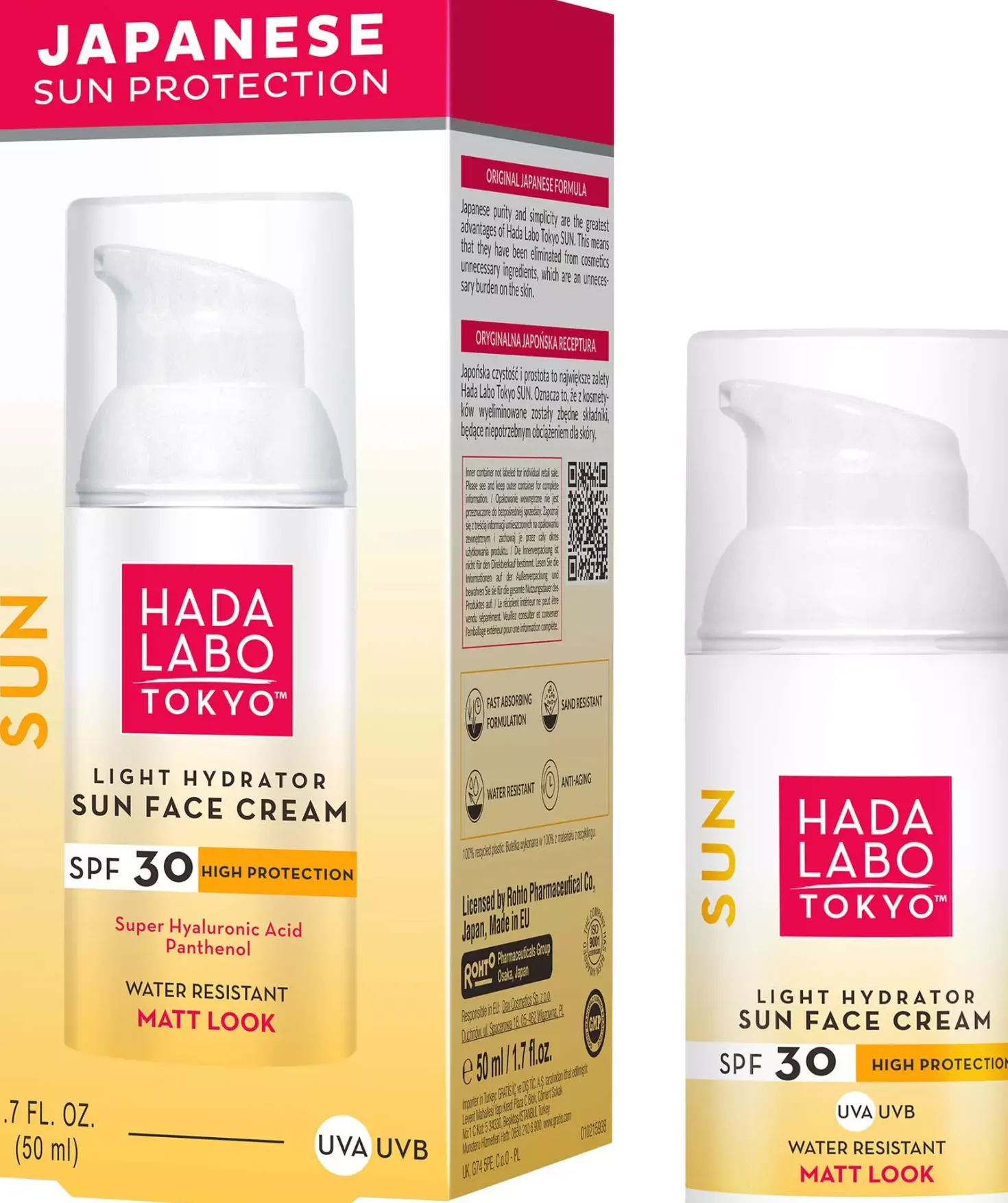 Hada Labo Tokyo Light Hydrator Sun Face Cream SPF 30 50 ml