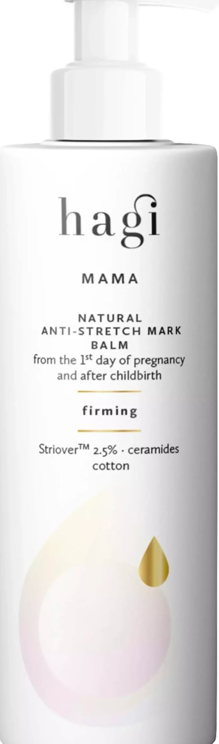 Hagi Mama Natural Anti-Stretch Mark Balm Pregnancy & After Birth 200 ml