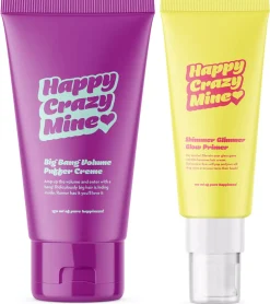 Happy Crazy Mine Big Bang Volume Puffer Creme 150 ml & Shimmer Glimmer Glow Primer 100 ml
