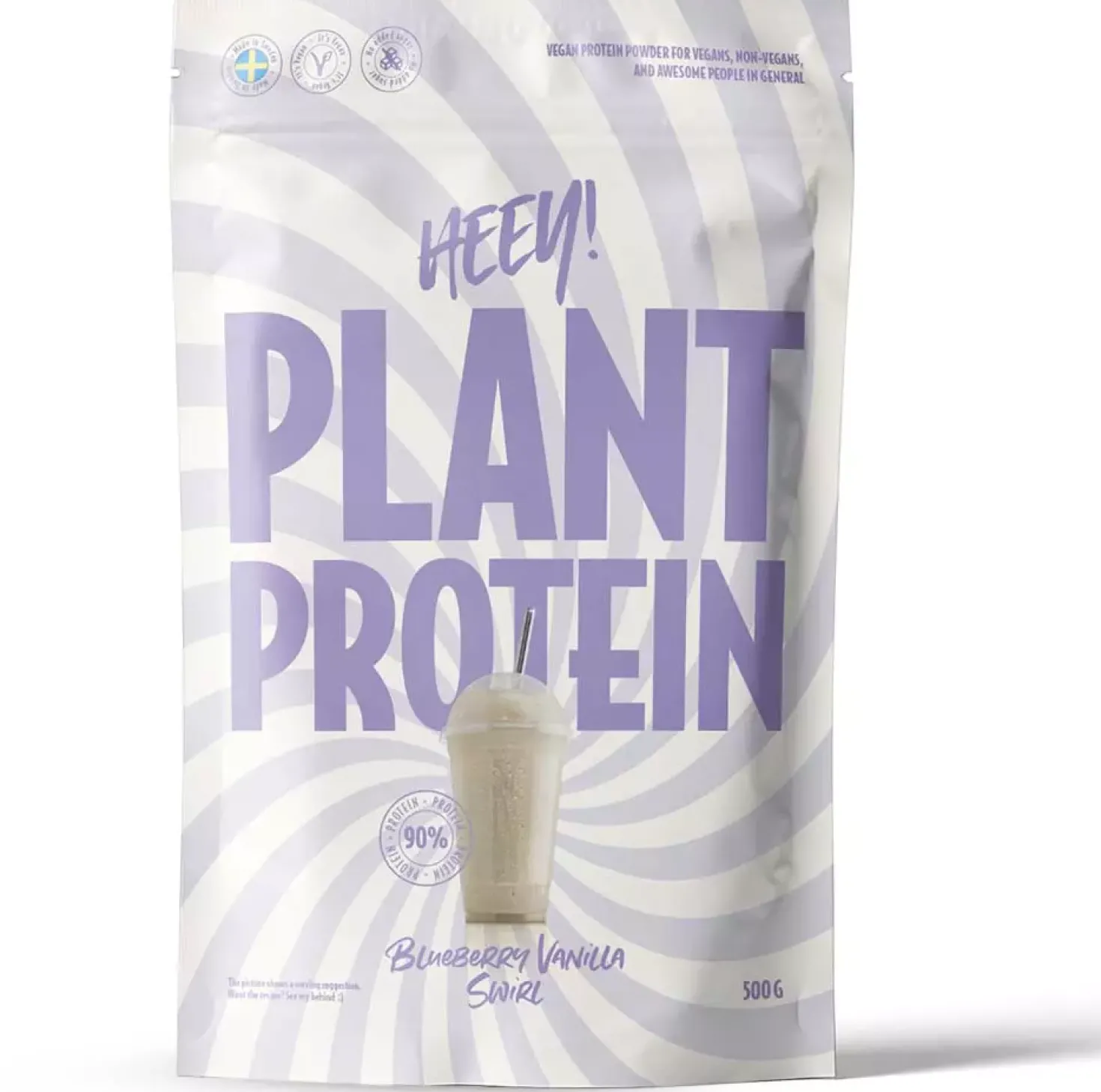 Heey! Veganskt Protein Blåbär Vanilj 500 g
