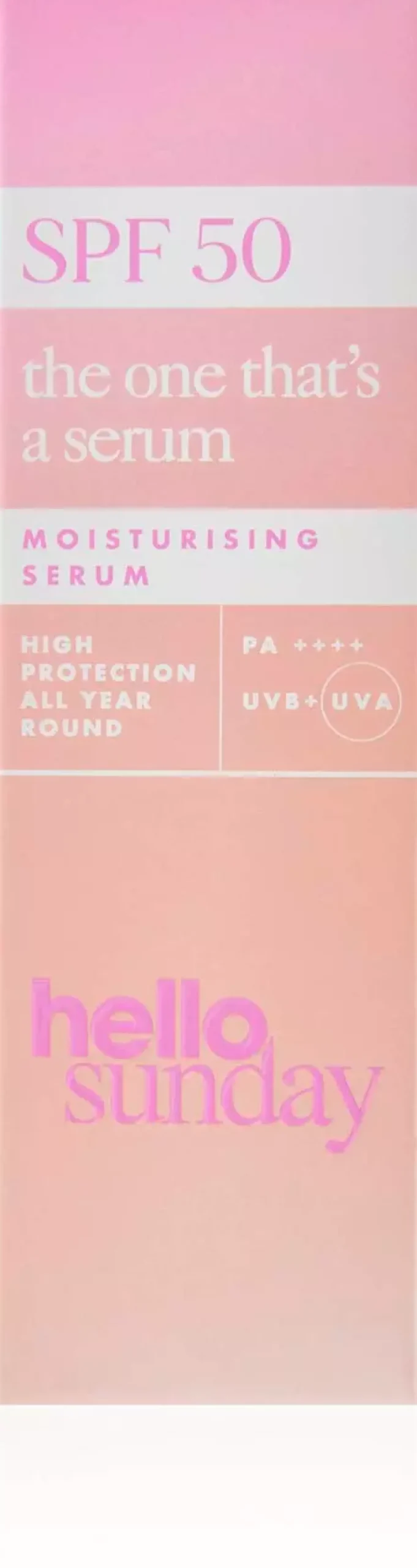 Hello Sunday The one that's a serum SPF 50 PA++++ 30 ml