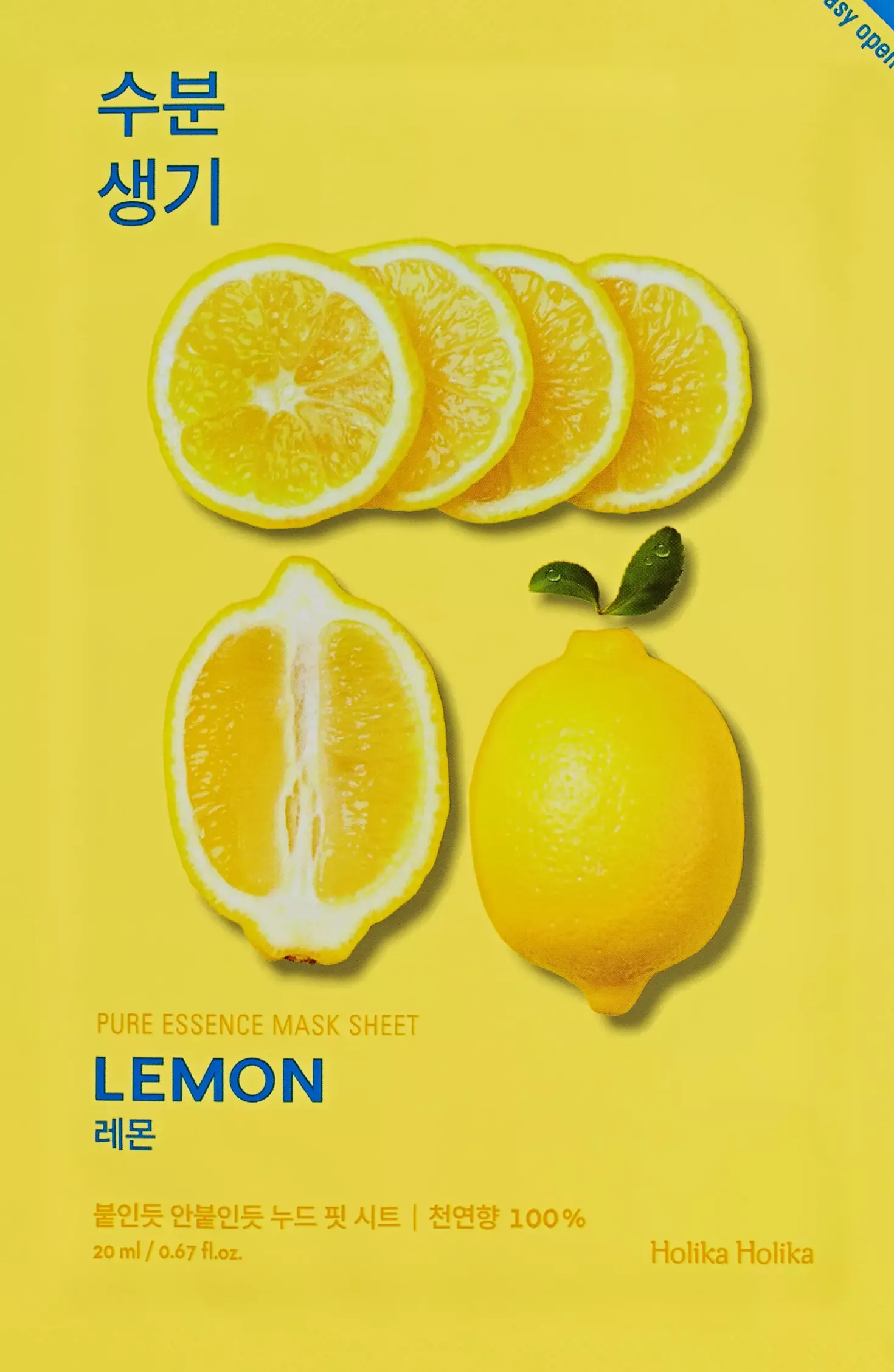 Holika Holika Pure Essence Mask Sheet Lemon 20 ml