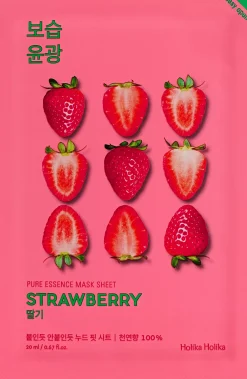 Holika Holika Pure Essence Mask Sheet Strawberry Sheet Strawberry