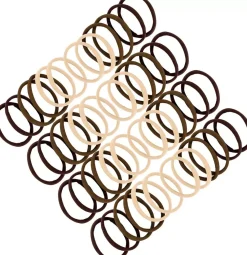 Ibero Hair Ties Brown 50 stk