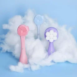 ilū Spa & Skincare Face Cleansing Brush Purple