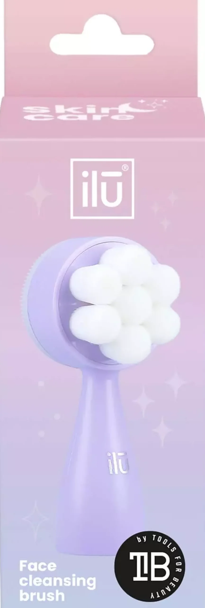 ilū Spa & Skincare Face Cleansing Brush Purple