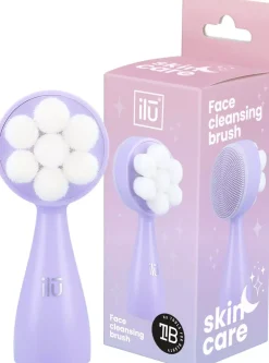 ilū Spa & Skincare Face Cleansing Brush Purple