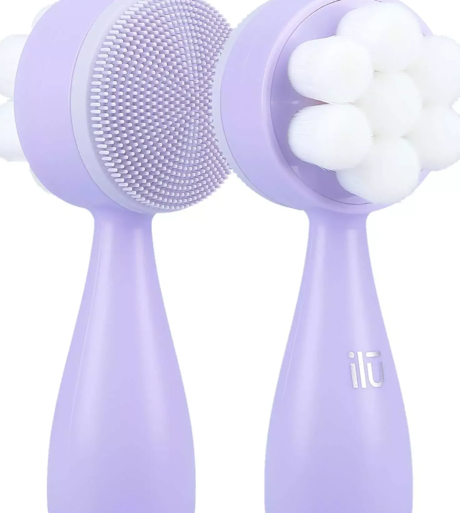 ilū Spa & Skincare Face Cleansing Brush Purple