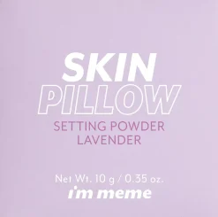 I'm Meme Skin Pillow Setting Powder Lavender