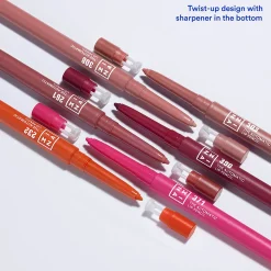 3INA The Automatic Lip Pencil 250 Dark Pink Red