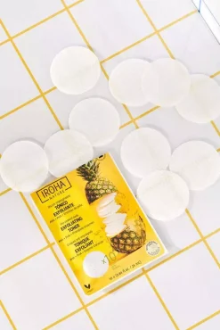 IROHA NATURE Exfoliating Toner Pads AHA + PHA + Pinapple Enzymes