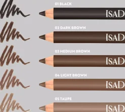 IsaDora The Brow Powder Pen, Shapes, Defines & Fills 01 Black