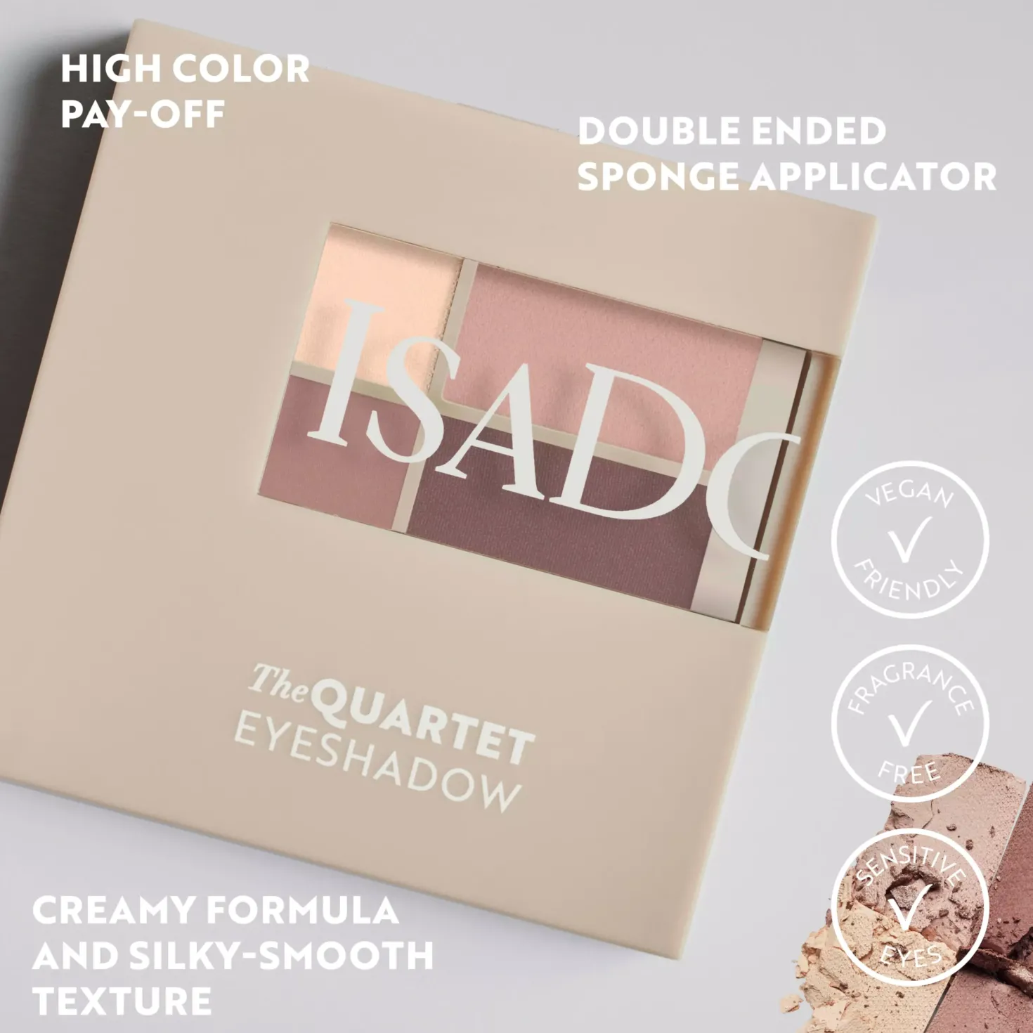 IsaDora The Eyeshadow Quartet 09 Pearls Allure