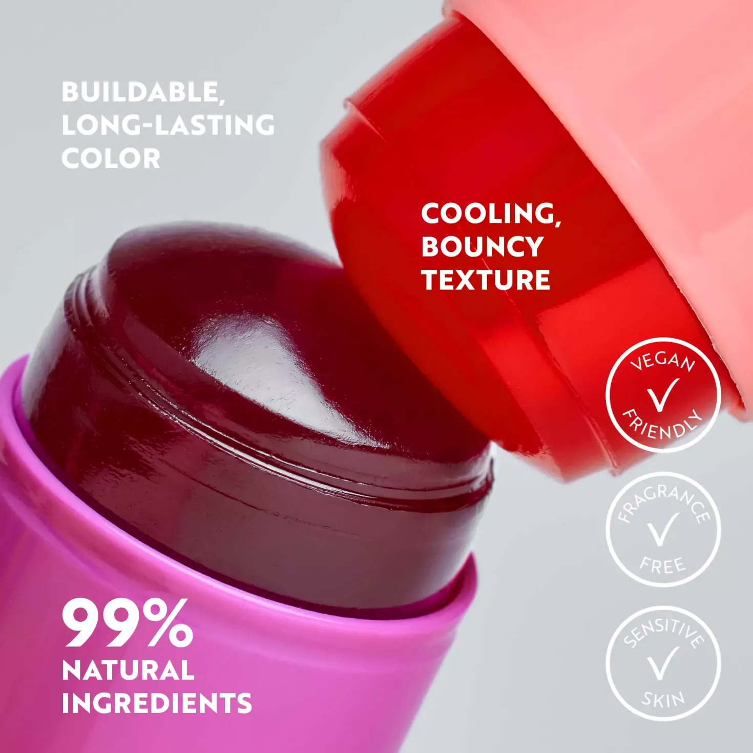 IsaDora The Lip & Cheek Tint Cooling Jelly Stick 10 Coral Rouge