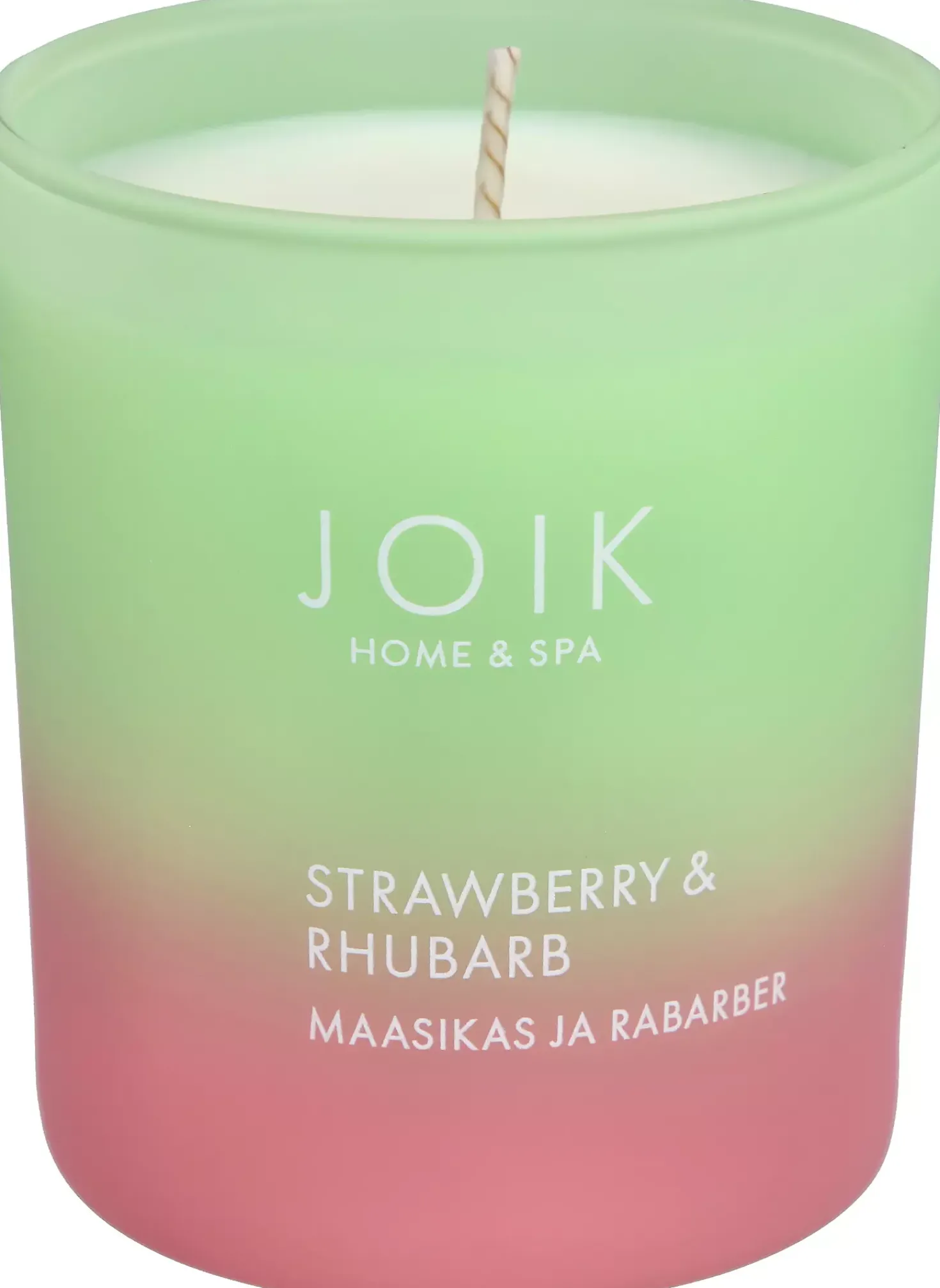 JOIK Organic Scented Candle Strawberry & Rhubarb 150 g