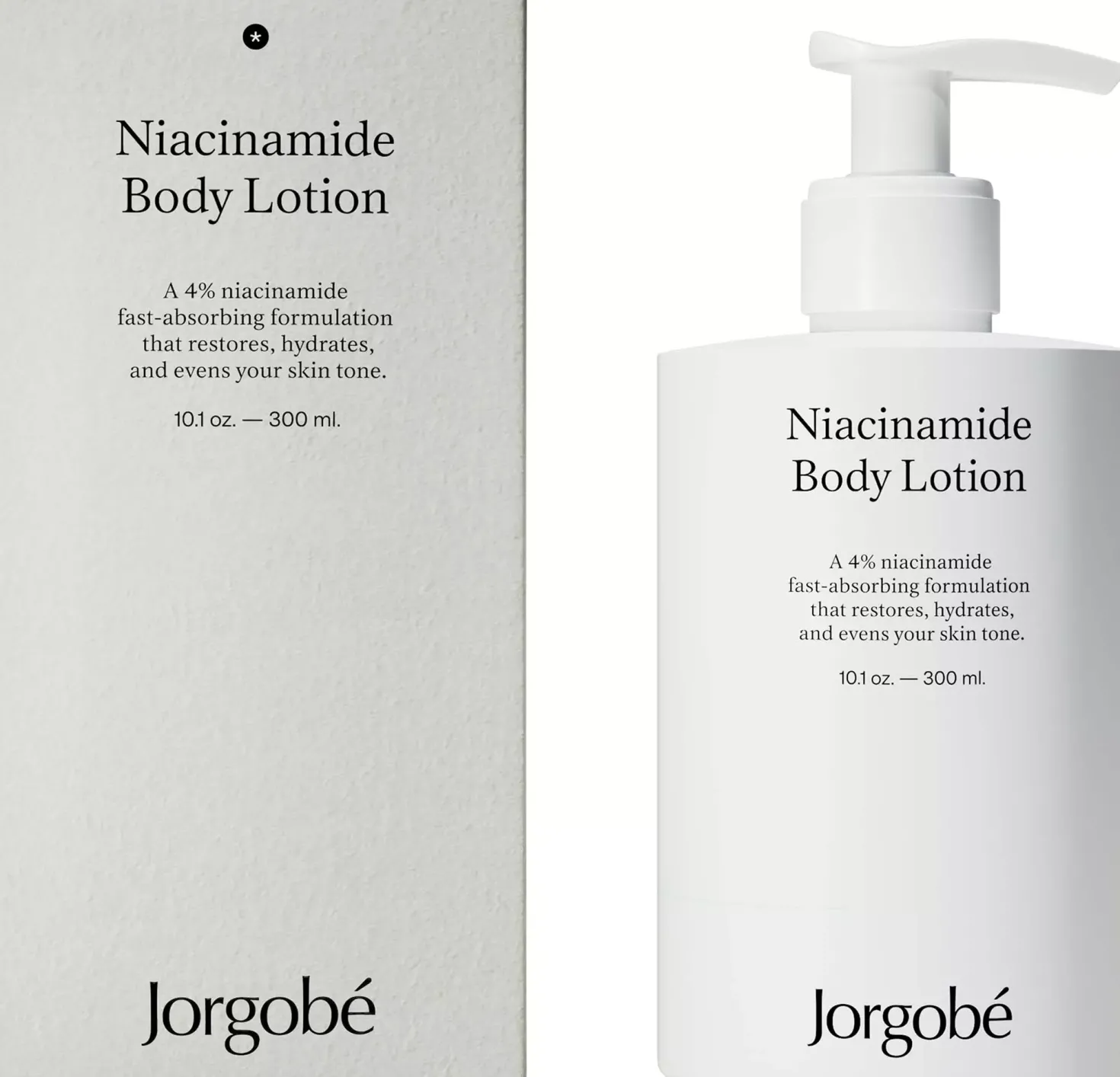 JorgObé Niacinamide Body Lotion 300 ml